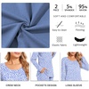 image:imagePOPYOUNG 2 Piece Womens Fall Pajama Sets Crewneck Long Sleeve Pjs Sets with PocketsGrey Blue