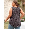 image:imagePOPYOUNG 2026 Womens Summer Tank Tops Ladies Sleeveless Shirts Loose Fit Casual Blouse03blackfloral