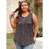 image:imagePOPYOUNG 2026 Womens Summer Tank Tops Ladies Sleeveless Shirts Loose Fit Casual Blouse03blackfloral