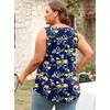 image:imagePOPYOUNG 2026 Womens Summer Tank Tops Ladies Sleeveless Shirts Loose Fit Casual BlouseNavylily