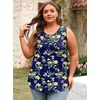 image:imagePOPYOUNG 2026 Womens Summer Tank Tops Ladies Sleeveless Shirts Loose Fit Casual BlouseNavylily