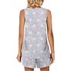 image:imagePOPYOUNG Pajama Set for Women Summer Sleeveless Tank Tops Pjs Sets 2 Piece Lounge Set Comfy Shorts Sleepwear with Pockets02pink Star