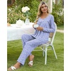 image:imagePOPYOUNG Womens Pajama Set 2 Pieces Fall Long Sleeve Pjs Winter Ladies Pajamas Lounge Sleepwear with Pockets03spotted Purple