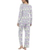 image:imagePOPYOUNG Womens Pajama Set 2 Pieces Fall Long Sleeve Pjs Winter Ladies Pajamas Lounge Sleepwear with PocketsColorful Butterflies Grey 1