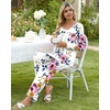 image:imagePOPYOUNG Womens Pajama Set 2 Pieces Fall Long Sleeve Pjs Winter Ladies Pajamas Lounge Sleepwear with PocketsFloral White