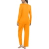 image:imagePOPYOUNG Womens Pajama Set 2 Pieces Fall Long Sleeve Pjs Winter Ladies Pajamas Lounge Sleepwear with PocketsOrange
