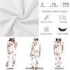 image:imagePOPYOUNG Womens Pajama Sets Summer Ladies Pjs 2 Piece Loungewear Capri with Pockets SleepwearLight Blue Floral 2