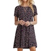 Black Small Floral
