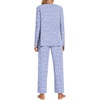 image:imagePOPYOUNG 2 Piece Womens Fall Pajama Sets V Neck Long Sleeve Lounge Sleepwear Pjs Sets with PocketsA1pjspot Blue
