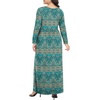 image:imagePOPYOUNG Plus Size Maxi Dress for Womens Casual Fall Dresses Long Sleeves Winter Long Dress with PocketsBlue Khaki