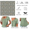image:imagePOPYOUNG Tunic Tops for Women Dressy Loose Fit Casual Short Sleeve Long Shirts Ruffled Hem Blouse wear with Leggings