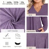 image:imagePOPYOUNG Women Plus Size Henley Tops Winter Dressy Tunic Casual Long Sleeve TShirts01purple
