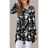 image:imagePOPYOUNG Womens Long Sleeve Tunic Tops Fall Long Shirts to Wear with Leggings Loose Fit Dressy Crewneck BlouseCrewneckbellflower