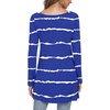 image:imagePOPYOUNG Womens Long Sleeve Tunic Tops Fall Shirts to Wear with Leggings Loose Fit Dressy VNeck Blouse M5XLStriped Royal Blue