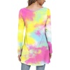 image:imagePOPYOUNG Womens Long Sleeve Tunic Tops Fall Shirts to Wear with Leggings Loose Fit Dressy VNeck Blouse M5XLVcolorful Yellow