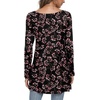 image:imagePOPYOUNG Womens Long Sleeve Tunic Tops Fall Shirts to Wear with Leggings Loose Fit Dressy VNeck Blouse M5XLVgypsophila Black