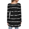 image:imagePOPYOUNG Womens Long Sleeve Tunic Tops Fall Shirts to Wear with Leggings Loose Fit Dressy VNeck Blouse M5XLVstripe Black