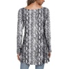 image:imagePOPYOUNG Womens Long Sleeve Tunic Tops Fall Shirts to Wear with Leggings Loose Fit Dressy VNeck Blouse M5XLVwhite Snakeshin