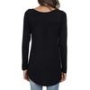 image:imagePOPYOUNG Womens Long Sleeves Tunic Tops to Wear with Leggings Loose Fit Dressy Empire Waist Fall TopsA1rufblack