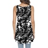 image:imagePOPYOUNG Womens Long Tunic Tank to Wear with Leggings Summer VNeck Sleeveless Tops Loose ShirtsSleevelessbellflower