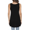 image:imagePOPYOUNG Womens Long Tunic Tank to Wear with Leggings Summer VNeck Sleeveless Tops Loose ShirtsSleevelessblack
