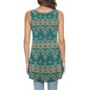 image:imagePOPYOUNG Womens Long Tunic Tank to Wear with Leggings Summer VNeck Sleeveless Tops Loose ShirtsSleevelessblue Khaki