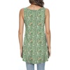 image:imagePOPYOUNG Womens Long Tunic Tank to Wear with Leggings Summer VNeck Sleeveless Tops Loose ShirtsSleevelessbramblinggreen