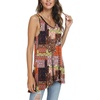 image:imagePOPYOUNG Womens Long Tunic Tank to Wear with Leggings Summer VNeck Sleeveless Tops Loose ShirtsSleevelesscolor Block Mixing