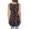 image:imagePOPYOUNG Womens Long Tunic Tank to Wear with Leggings Summer VNeck Sleeveless Tops Loose ShirtsSleevelessgypsophila Black