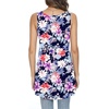 image:imagePOPYOUNG Womens Long Tunic Tank to Wear with Leggings Summer VNeck Sleeveless Tops Loose ShirtsSleevelessmixed Light Floral