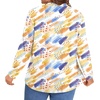 image:imagePOPYOUNG Womens Plus Size Henley Tunic Tops Chic V Neck Button Shirt Casual Long Sleeve Pleated Blouse L4XLColorful Marker