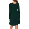 image:imagePOPYOUNG Womens Spring Long Sleeve T Shirt Dresses Casual Swing Dress