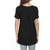 image:imagePOPYOUNG Womens Tunic Tops Short Sleeve Henley Pleated Blouse Loose Fit Summer Shirts for LeggingsHenleyblack