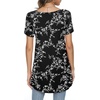 image:imagePOPYOUNG Womens long Tunic Tops to Wear with Leggings Summer Short Sleeve Loose Fit Dressy Shirts M5XLShortwhite Carvings