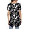 image:imagePOPYOUNG Womens long Tunic Tops to Wear with Leggings Summer Short Sleeve Loose Fit Dressy Shirts M5XLVbellflower