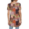 image:imagePOPYOUNG Womens long Tunic Tops to Wear with Leggings Summer Short Sleeve Loose Fit Dressy Shirts M5XLVcolor Block