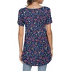 image:imagePOPYOUNG Womens long Tunic Tops to Wear with Leggings Summer Short Sleeve Loose Fit Dressy Shirts M5XLVfloralnavy Blue