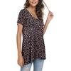 image:imagePOPYOUNG Womens long Tunic Tops to Wear with Leggings Summer Short Sleeve Loose Fit Dressy Shirts M5XLVlittle Floralblack
