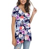image:imagePOPYOUNG Womens long Tunic Tops to Wear with Leggings Summer Short Sleeve Loose Fit Dressy Shirts M5XLVmixed Light Floral