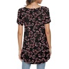 image:imagePOPYOUNG Womens long Tunic Tops to Wear with Leggings Summer Short Sleeve Loose Fit Dressy Shirts M5XLVshortgypsophila Black