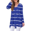 Striped Royal Blue