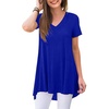 V-short Sleeve-royal Blue