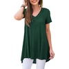V-short-dark Green