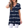 V-striped Navy Blue