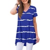 V-striped Royal Blue