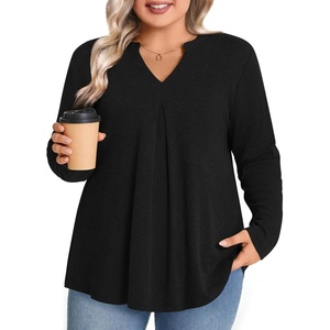 image:imagePOPYOUNG Women Plus Size Henley Tops Winter Dressy Tunic Casual Long Sleeve TShirts01black