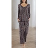 image:imagePOPYOUNG Womens Pajama Set 2 Pieces Fall Pjs Comfy Sleepwear with Pockets  Long Sleeve Top Long Pant Winter Pjs Ladies Pyjamas Lounge set for Daily Wear Nightwear Outfit TravelFloralblack