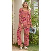 image:imagePOPYOUNG Womens Pajama Set 2 Pieces Fall Pjs Comfy Sleepwear with Pockets  Long Sleeve Top Long Pant Winter Pjs Ladies Pyjamas Lounge set for Daily Wear Nightwear Outfit TravelPeach Pink
