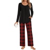 Black/Red Plaid