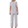 image:imagePOPYOUNG Womens Pajama Set 2 Piece Outfits Lounge Fall Pj Sets  Side Pockets  Summer Pjs  Soft Sleepwear  Maternity Loungewear  pijamas de mujerApink Stargray